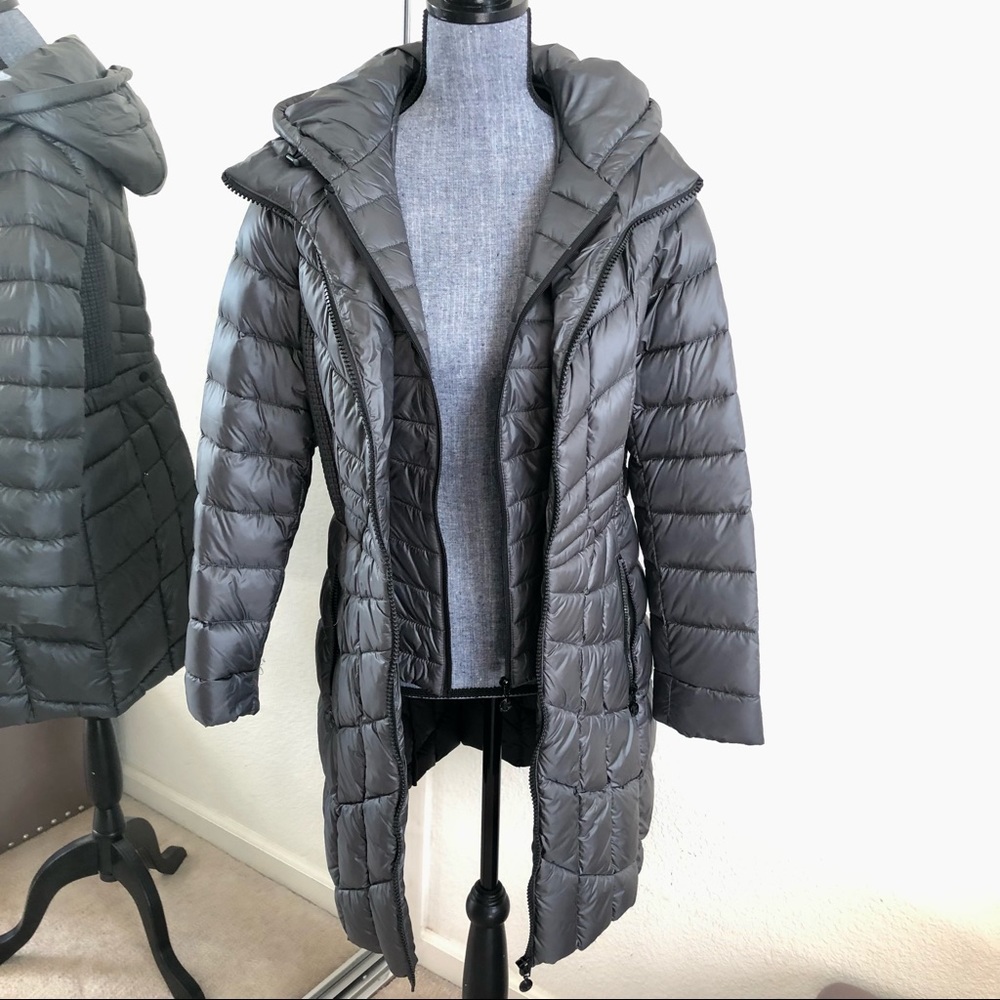 Bernardo Double Puffer Quilted Walker Coat - Picture 1 of 15